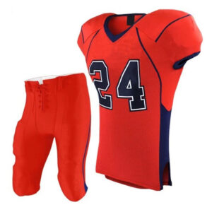 Red Navy Football Kit