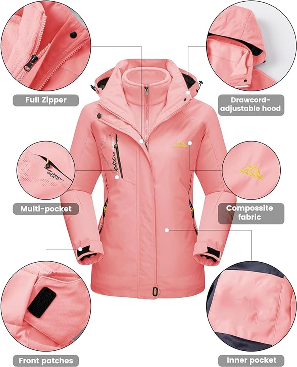 Winter Softshell Jacket 02 - Image 2
