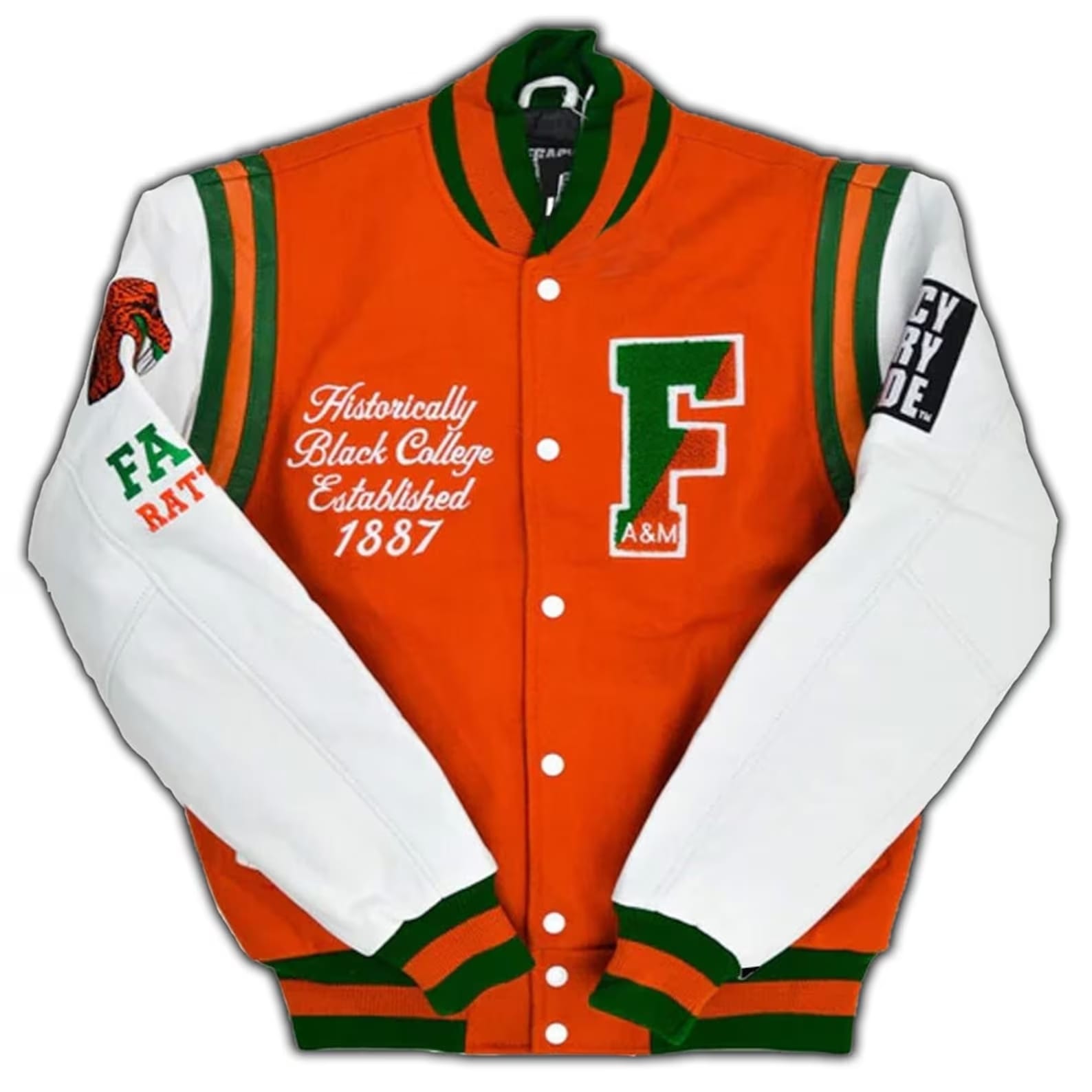 Puffer Varsity Jacket 04 - Image 3