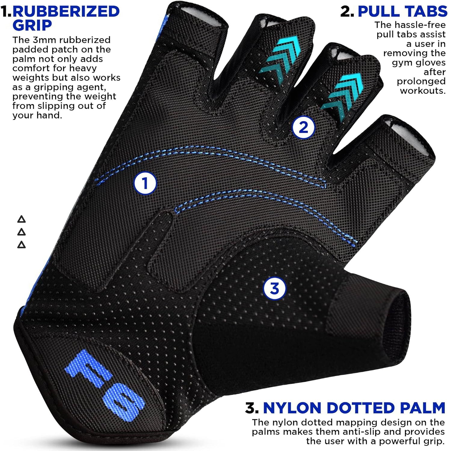 Academy Gym Gloves Accessory - Image 2