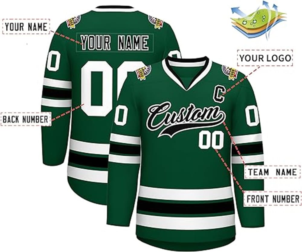 Away Ice Hockey Team Kit